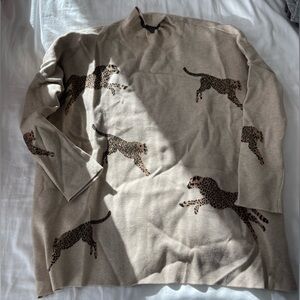 Leopard Print Sweater